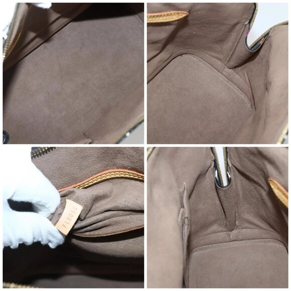 LOUIS VUITTON Monogram Multicolor Alma Hand Bag Black M92646 LV Auth 128178A - Picture 15 of 16